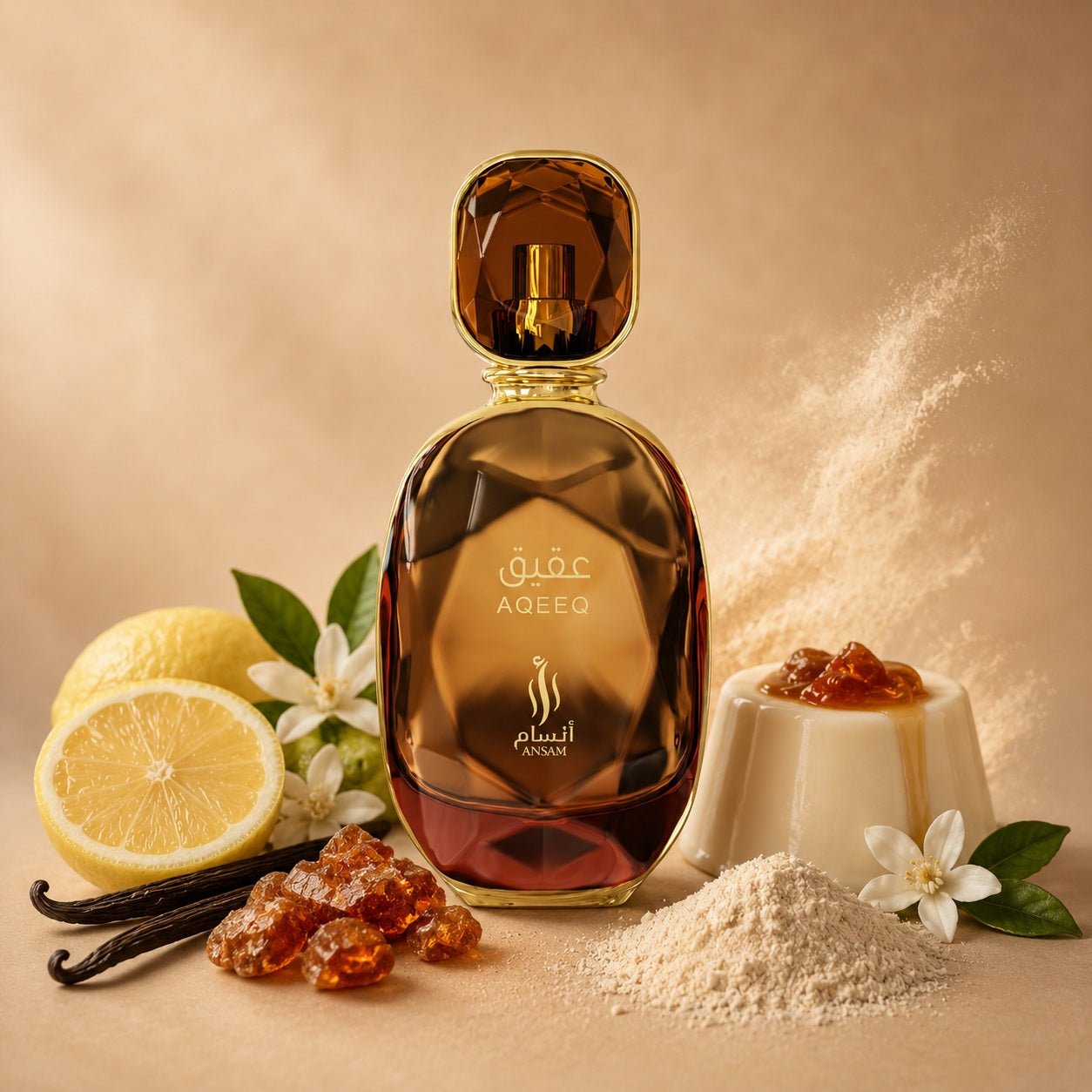 Aqeeq Ahjaar Collection – Perfume Gourmand con Vainilla