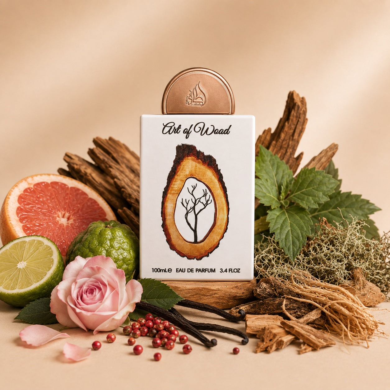 Art Of Wood – Lattafa Perfumes | Aroma Amaderado con Toques Cítricos y Florales