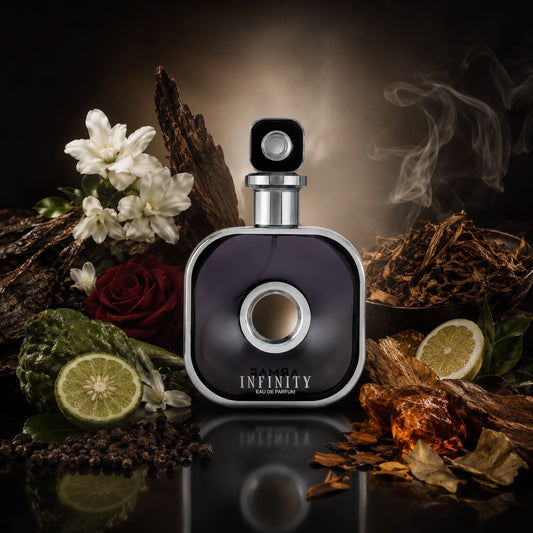 Infinity Black – Armaf | Aroma Amaderado con Tabaco y Ámbar