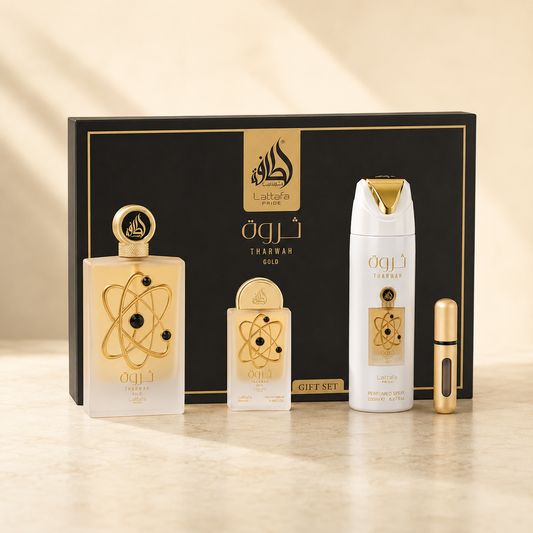 Tharwah Gold Giftset de Lattafa