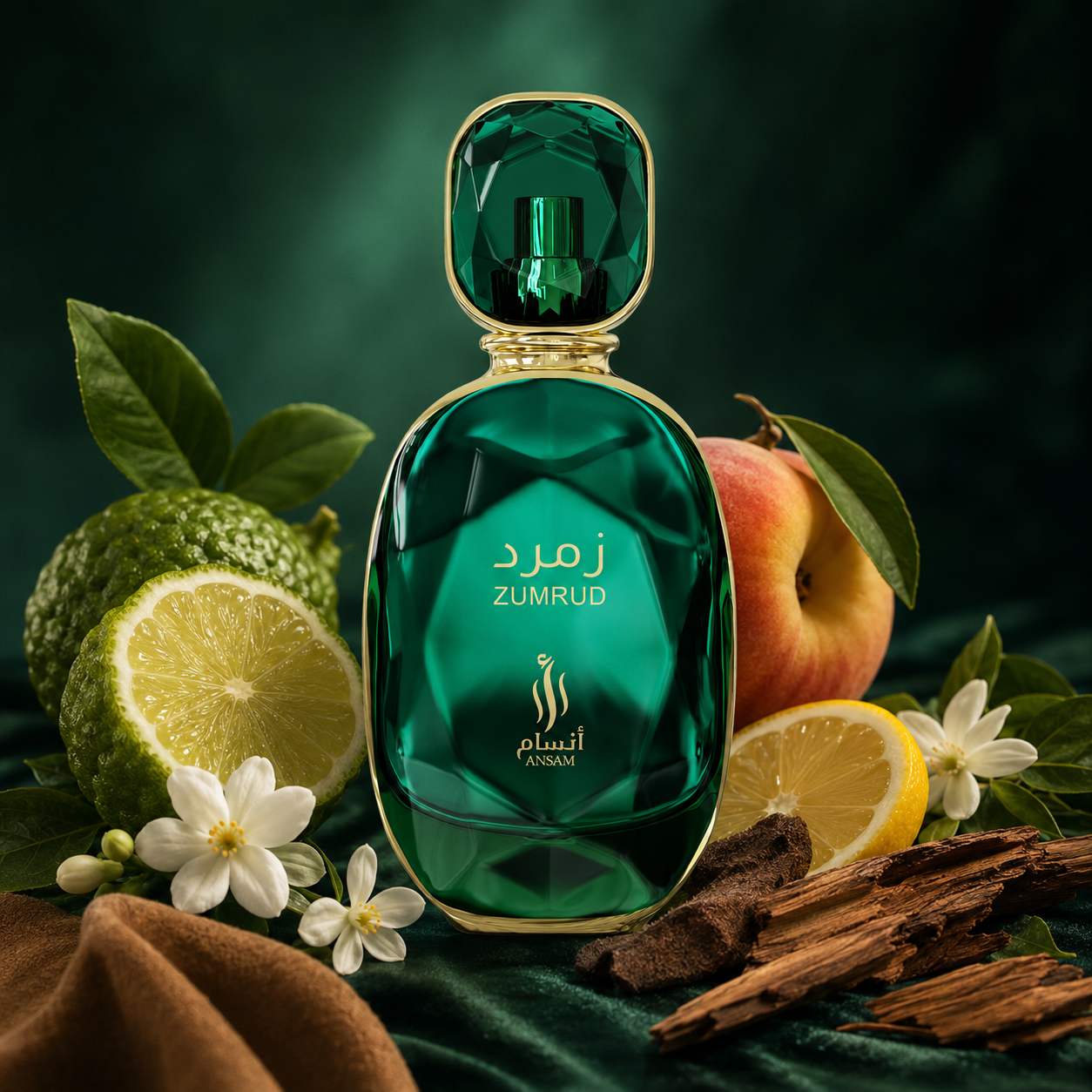 Zumrud Ansaam – Perfume Moderno con Vainilla y Maderas Nobles