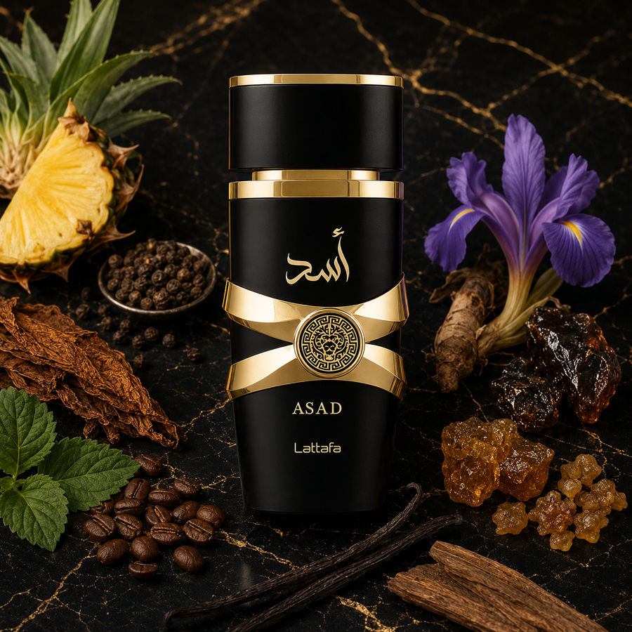 Asad de Lattafa Perfumes | Fragancia Masculina Oriental Intensa
