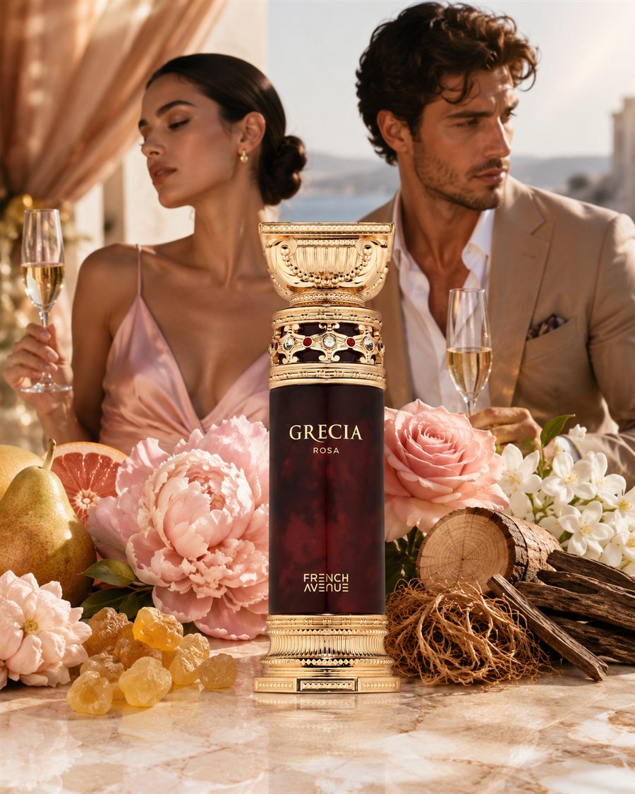 Grecia Rosa Extrait – French Avenue | Perfume Floral Frutal Unisex