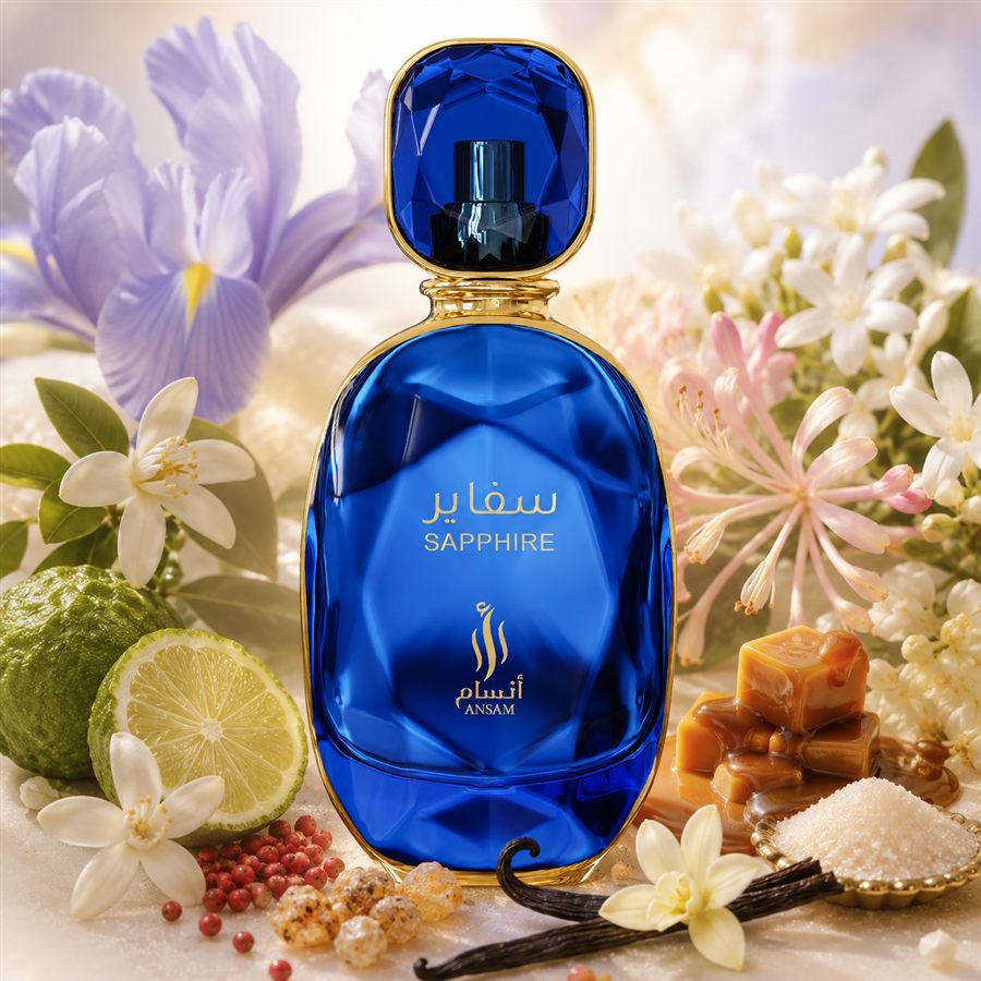 Sapphire Ahjaar Collection – Perfume Floral con Vainilla y Caramelo