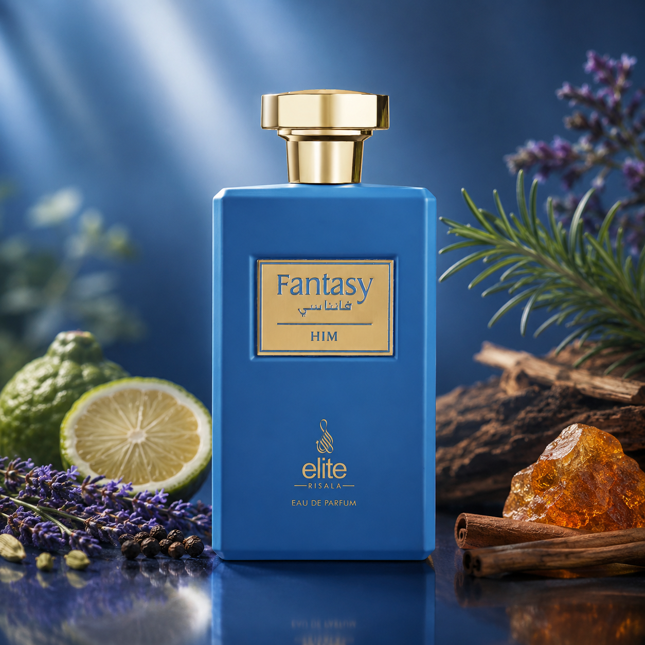 Fantasy Him de Risala Elite – Frescura Cítrica y Aromática para Hombre