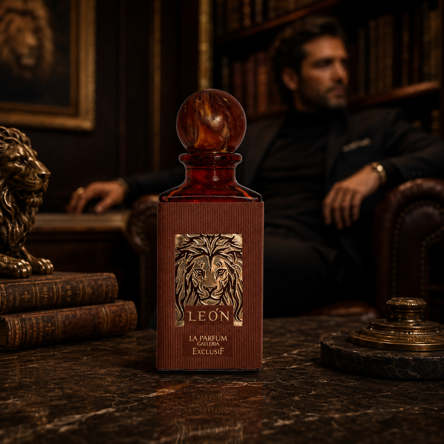 Leon by Exclusif – Eau de Parfum Masculino 80 ml | Aroma Amaderado Aromático, Elegante y Duradero