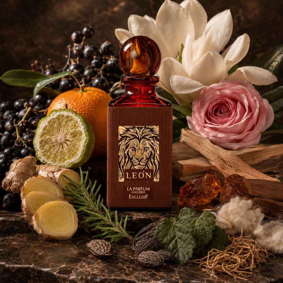 Leon by Exclusif – Eau de Parfum Masculino 80 ml | Aroma Amaderado Aromático, Elegante y Duradero