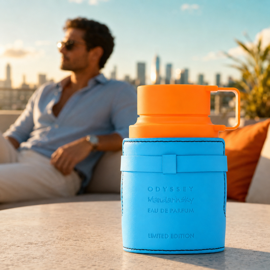 Odyssey Mandarin Sky de Armaf | Fragancia para Hombre Cítrica Amaderada