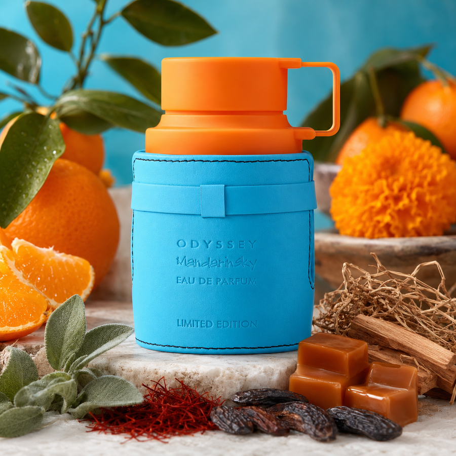 Odyssey Mandarin Sky de Armaf | Fragancia para Hombre Cítrica Amaderada
