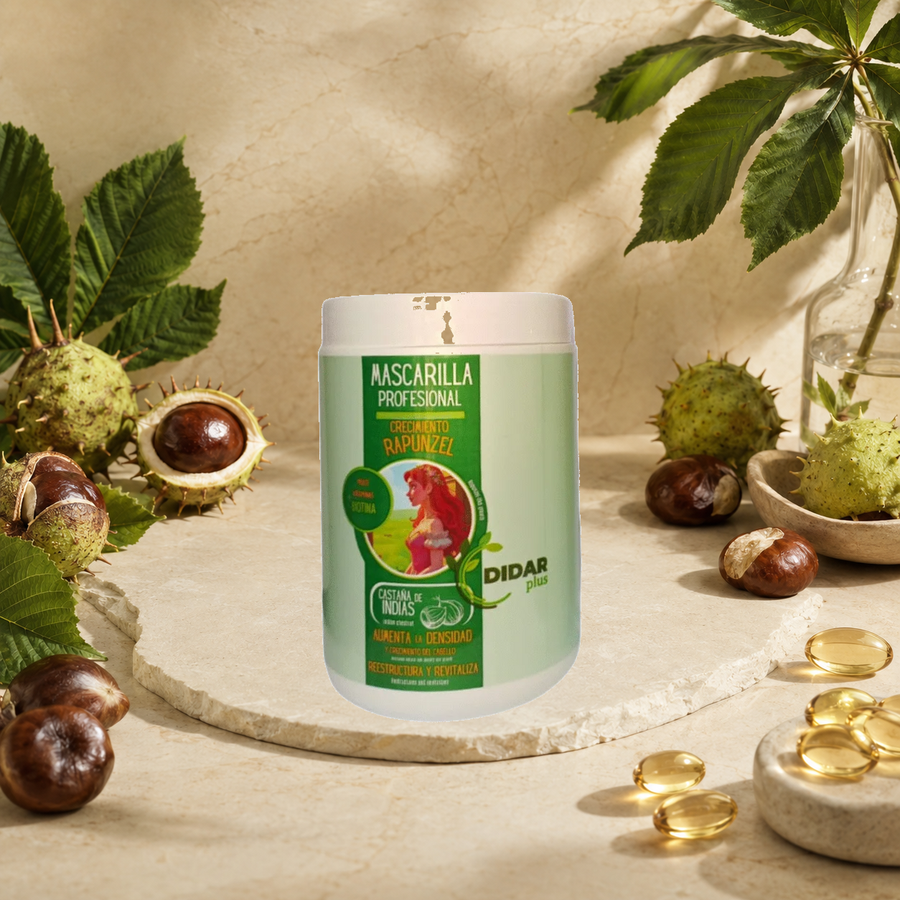 Didar Plus Mascarilla Crecimiento con Biotina y Multivitaminas – Nutrición Profunda y Reestructuración Capilar