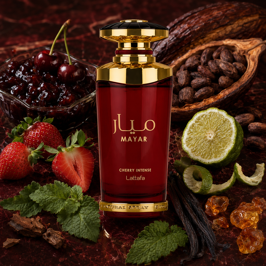 Mayar Cherry Intense de Lattafa Perfumes | Fragancia Oriental Vainilla