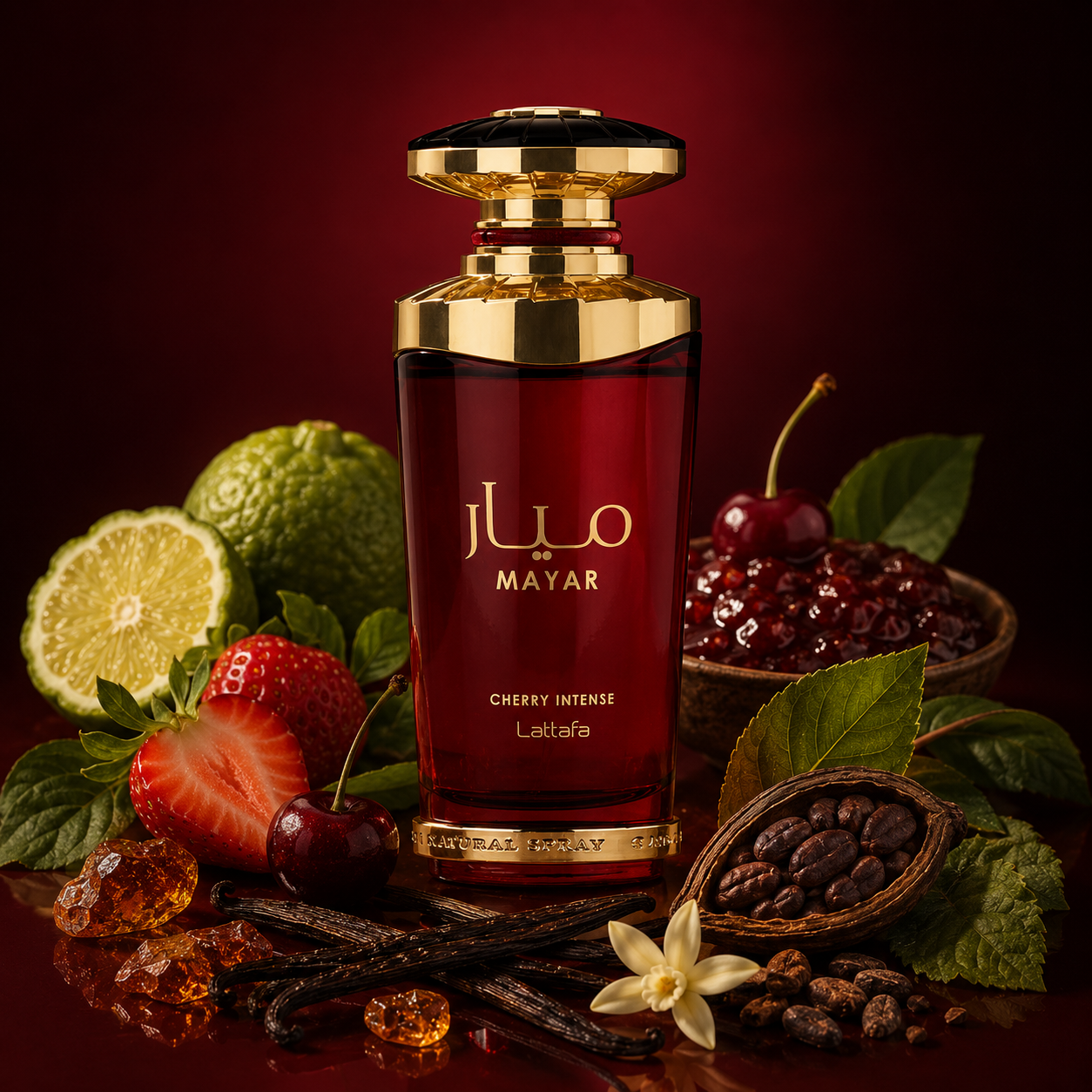 Mayar Cherry Intense de Lattafa Perfumes | Fragancia 2024
