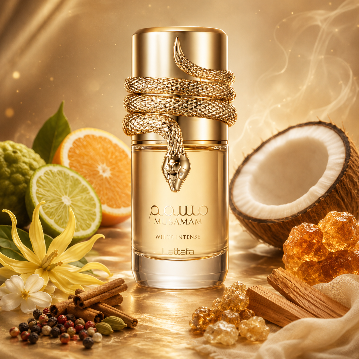 Lattafa Musamam White Intense Unisex – Oriental Floral 2023