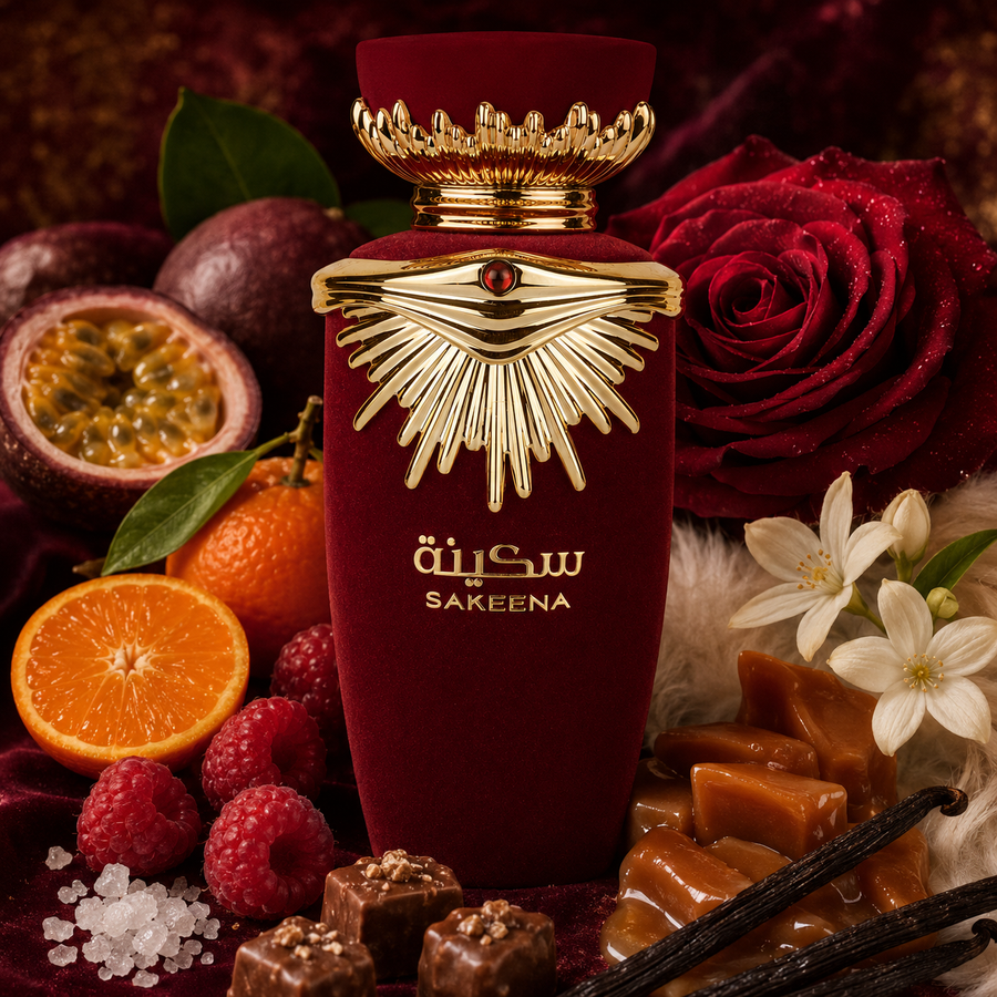 Sakeena de Lattafa Perfumes | Fragancia Femenina Floral Frutal Gourmand