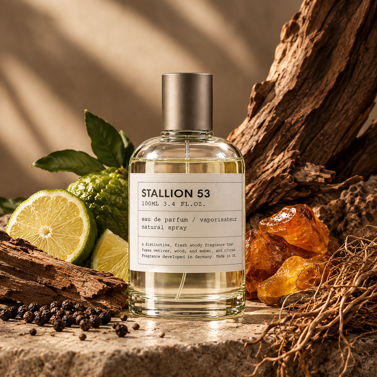 Stallion 53 Emper | Fragancia Oriental Cardamomo, Ámbar y Maderas