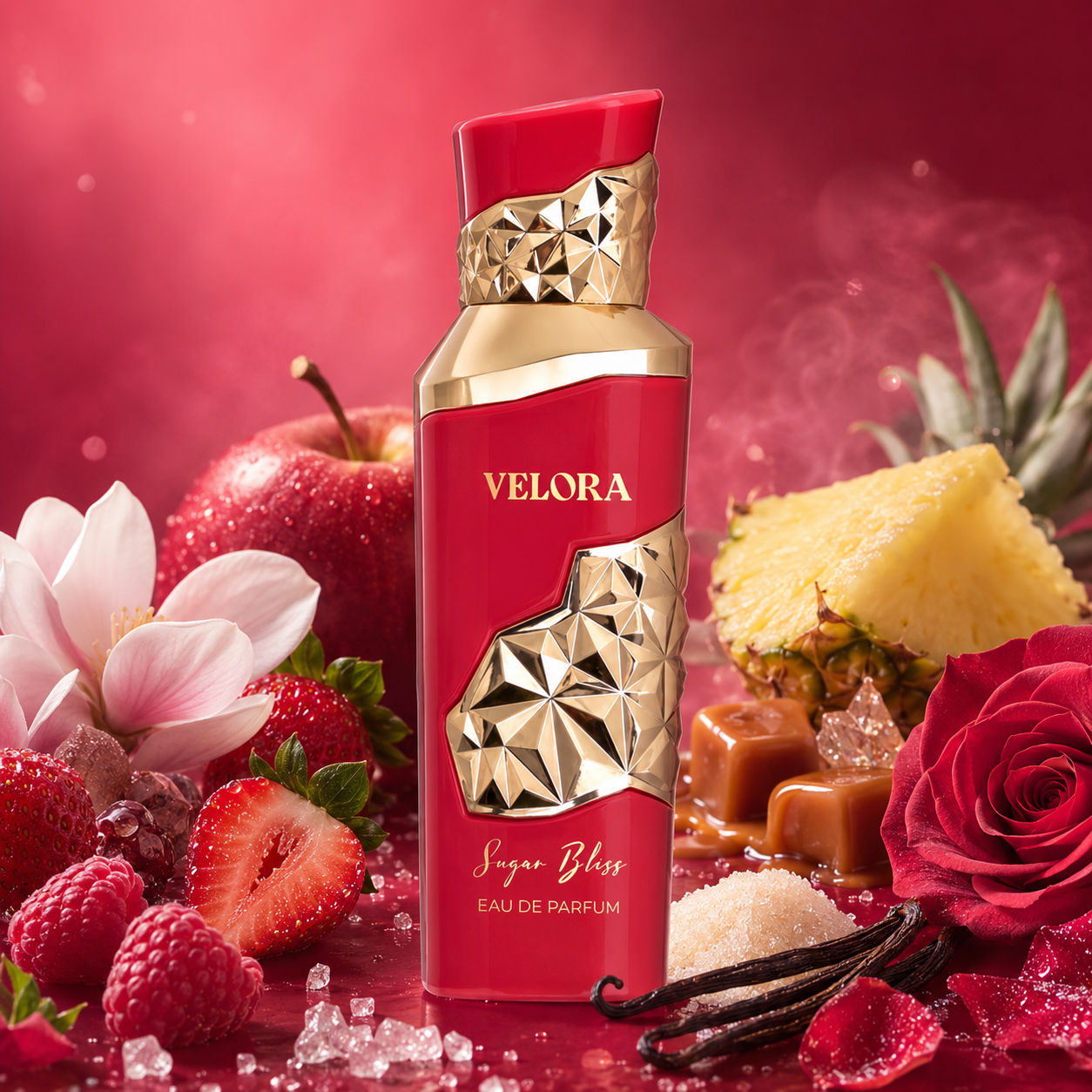 Sugar Bliss Velora – Perfume Femenino Floral Frutal Gourmand