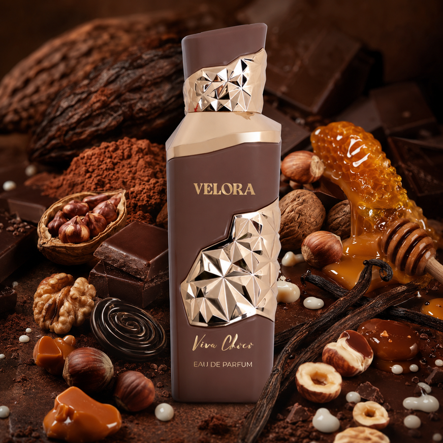 Viva Choco Velora – Perfume Unisex Gourmet con Chocolate y Vainilla