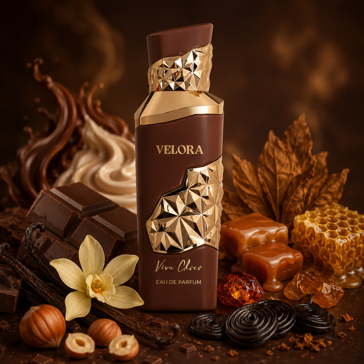 Viva Choco Velora – Perfume Unisex Gourmet con Chocolate y Vainilla