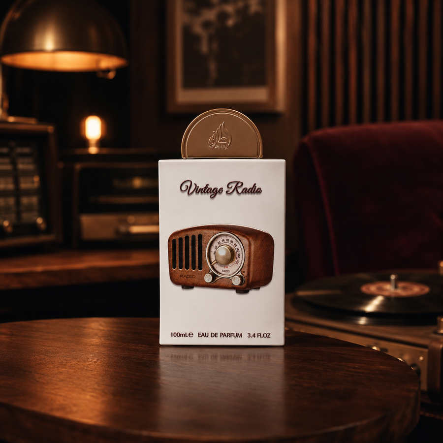 Vintage Radio – Lattafa Perfumes | Fragancia Oriental Amaderada Unisex