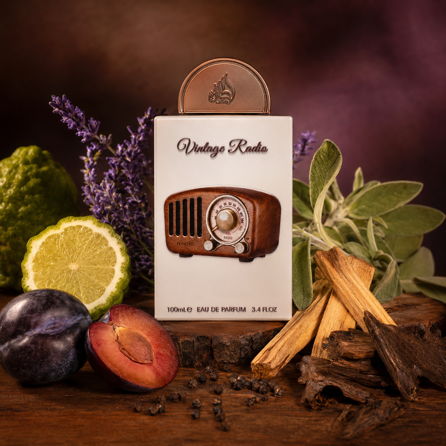 Vintage Radio – Lattafa Perfumes | Fragancia Oriental Amaderada Unisex