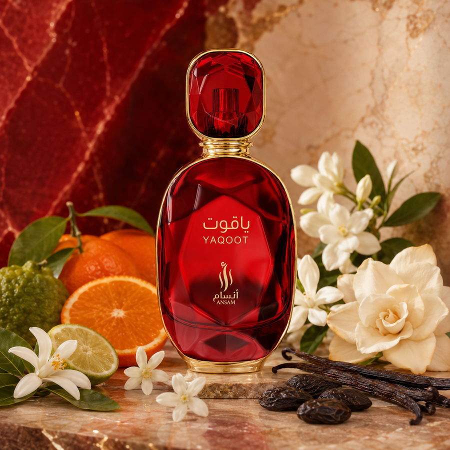 Yaqoot by Ansam – Fragancia Floral con Vainilla Bourbon