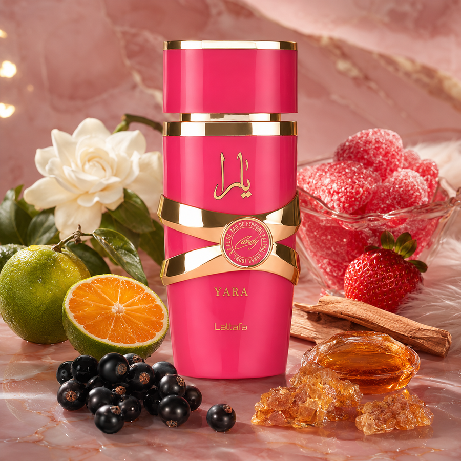 Yara Candy de Lattafa Perfumes | Fragancia Femenina Dulce Frutal
