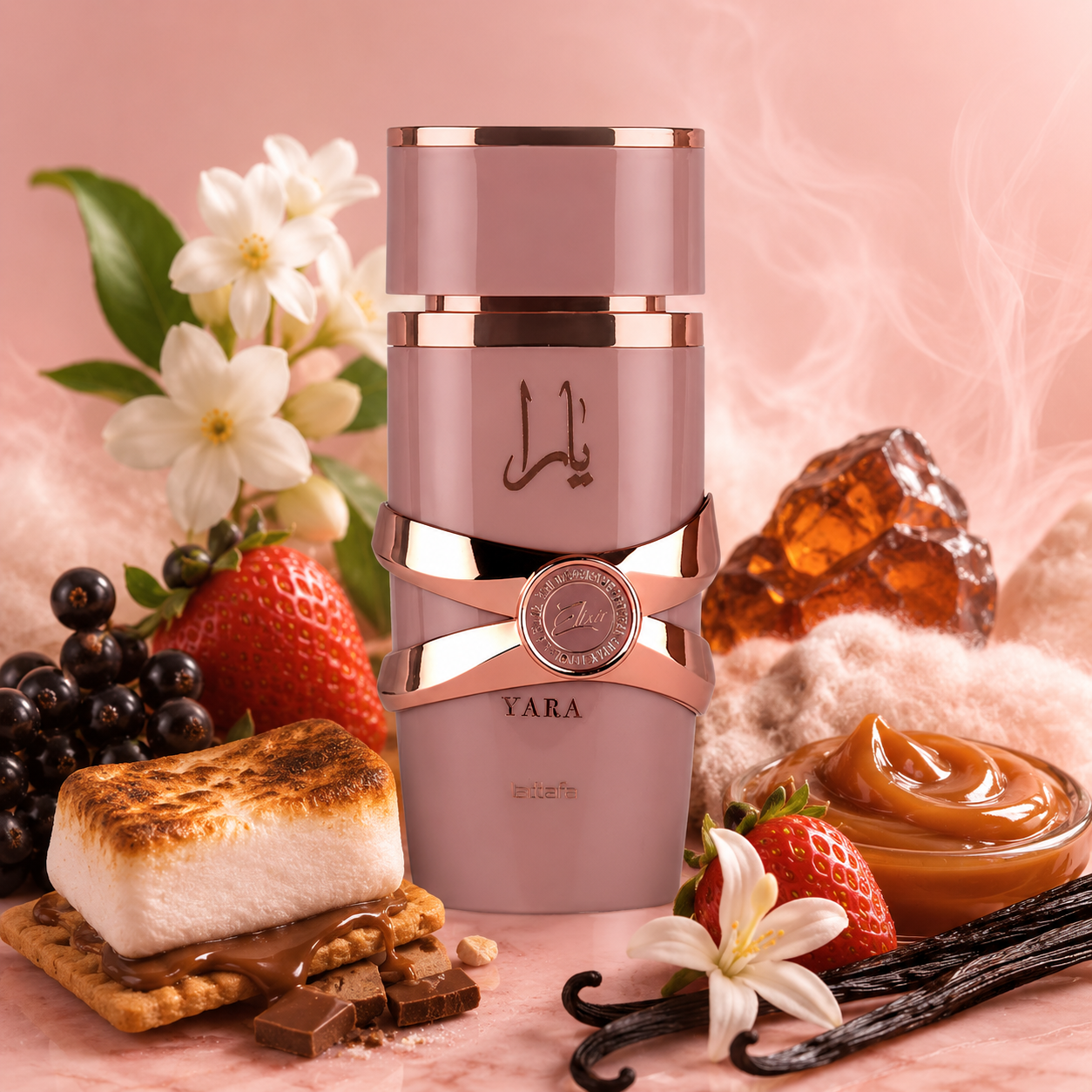 Yara Elixir – Eau de Parfum Femenino | Dulce, Seductor y Adictivo