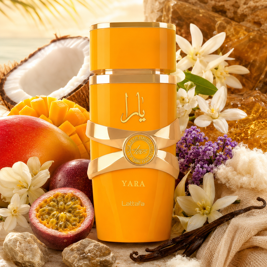Yara Tous de Lattafa Perfumes | Fragancia Femenina Frutal Tropical